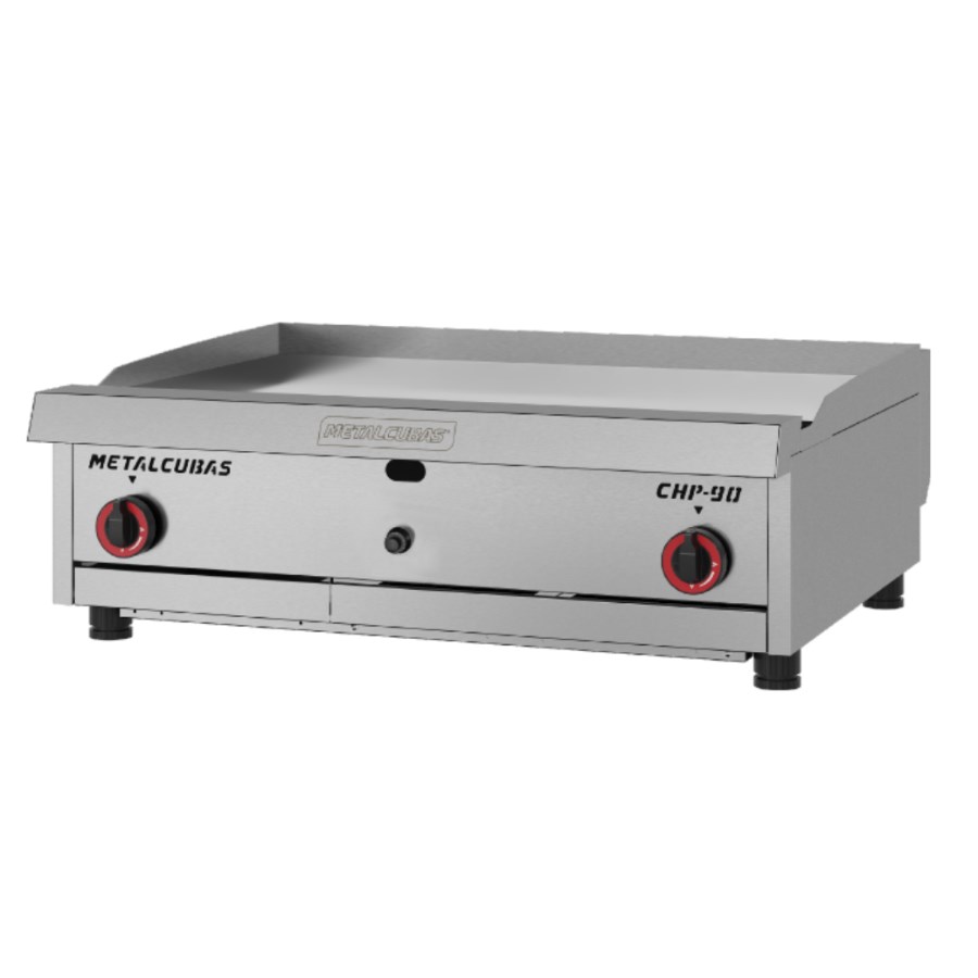 CHP90 METALCUBAS PLANCHA PREMIUM A GAS 36 PULGADAS