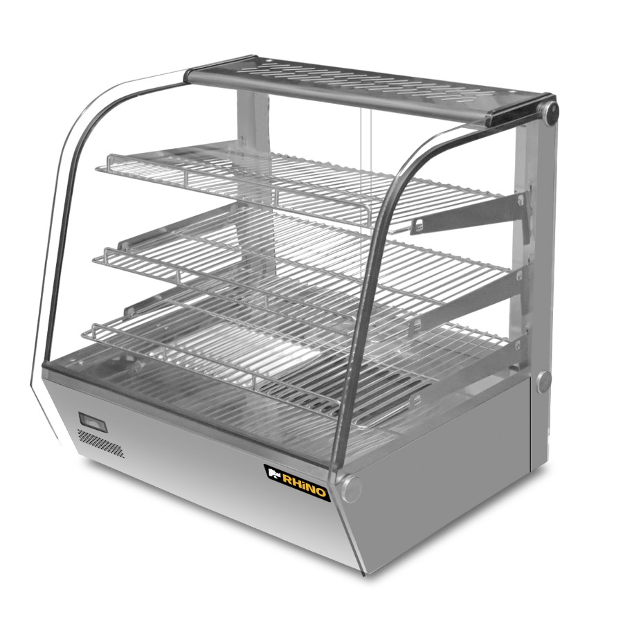 VICAMO-120L RHINO VITRINA CALIENTE SOBRE MOSTRADOR 120L