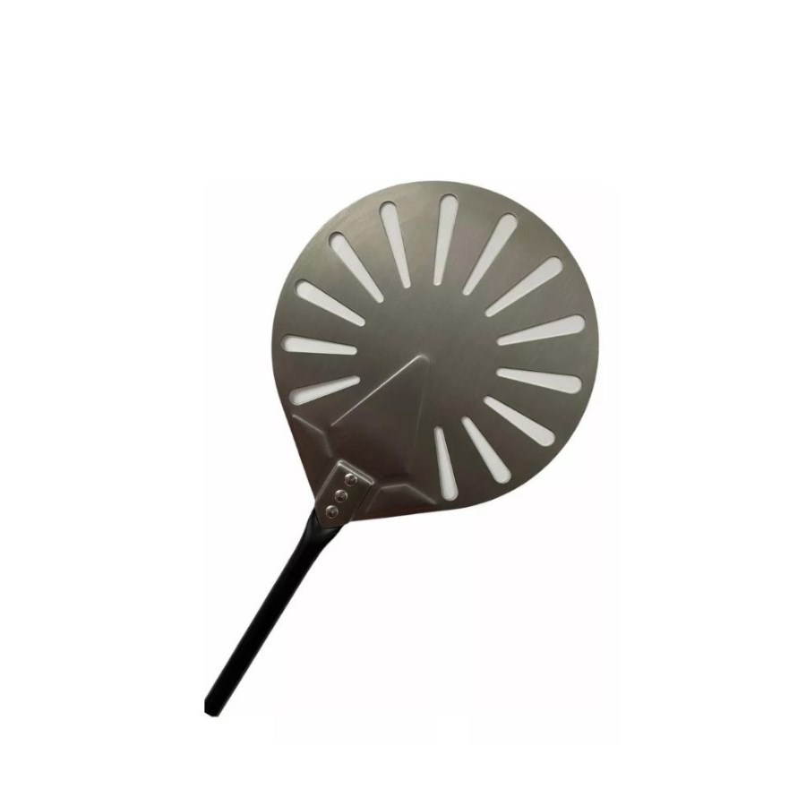 PLP23 PIZZA PAN PALA PREMIER PERFORADA REDONDA 23 X 142 CM