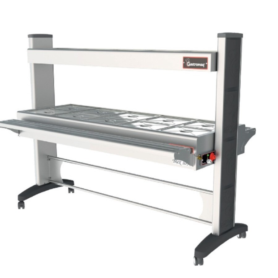 BTE10SL GASTROMAQ MESA CALIENTE BUFFETERA 10 INSERTOS 127V