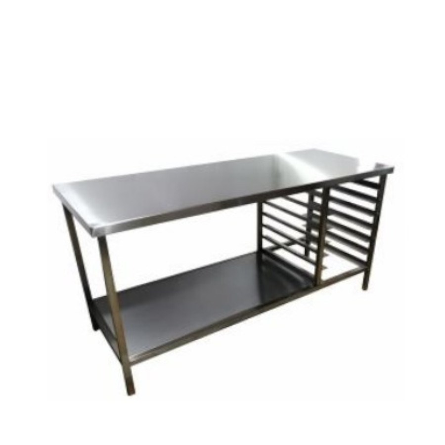 MEE1.80AI MAQUIPAN MESA DE TRABAJO CON ENTREPAÑO Y ESPIGUERO 