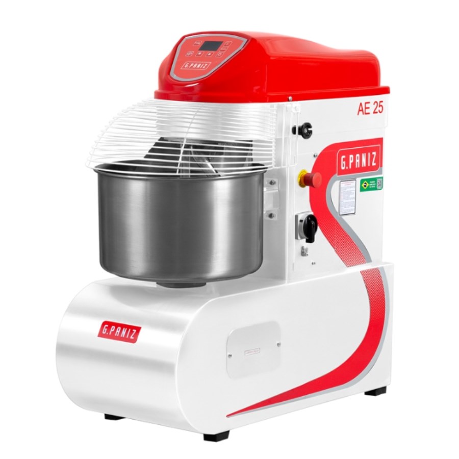 AE25G2 G.PANIZ AMASADORA ESPIRAL 25KG 2 VELOCIDADES 220V BIFASICA