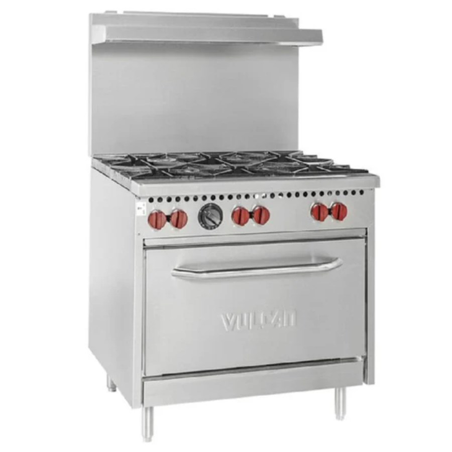 SX36-6BP HOBART VULCAN ESTUFA 6 QUEMADORES CON HORNO