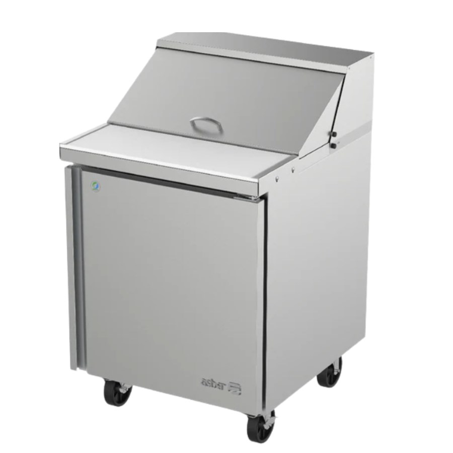 APTS 27 8 HC ASBER MESA REFRIGERADA DE PREPARACIÓN DE ENSALADAS 1 PUERTA NEO SERIES