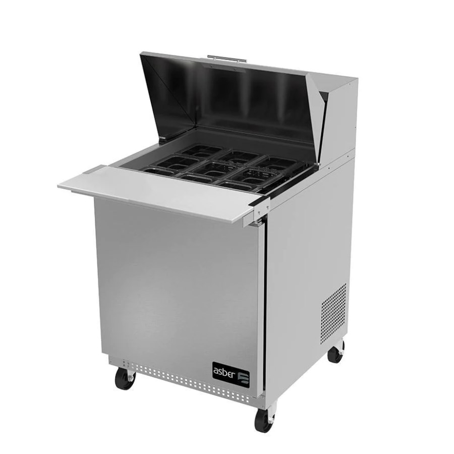 APTM 27 12 HC ASBER MESA REFRIGERADA DE PREPARACIÓN 1 PUERTA MEGA TOP