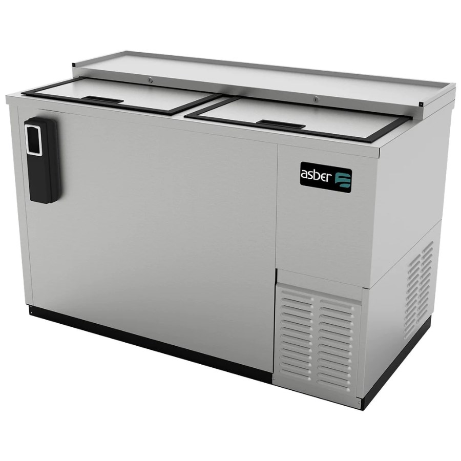 ADBC 50 S HC ASBER BOTELLERO REFRIGERADO EN ACERO INOXIDABLE 2 PUERTAS CORREDIZAS PROFESSIONAL LINE