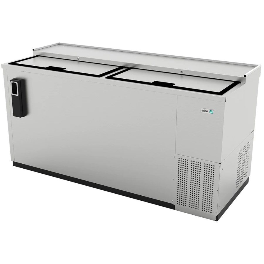 ADBC 65 S HC ASBER BOTELLERO REFRIGERADO ACERO INOXIDABLE 2 PUERTAS CORREDIZAS PROFESSIONAL LINE