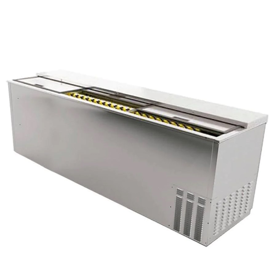 ADBC 80 S HC ASBER BOTELLERO REFRIGERADO ACERO INOXIDABLE 3 PUERTAS CORREDIZAS PROFESSIONAL LINE