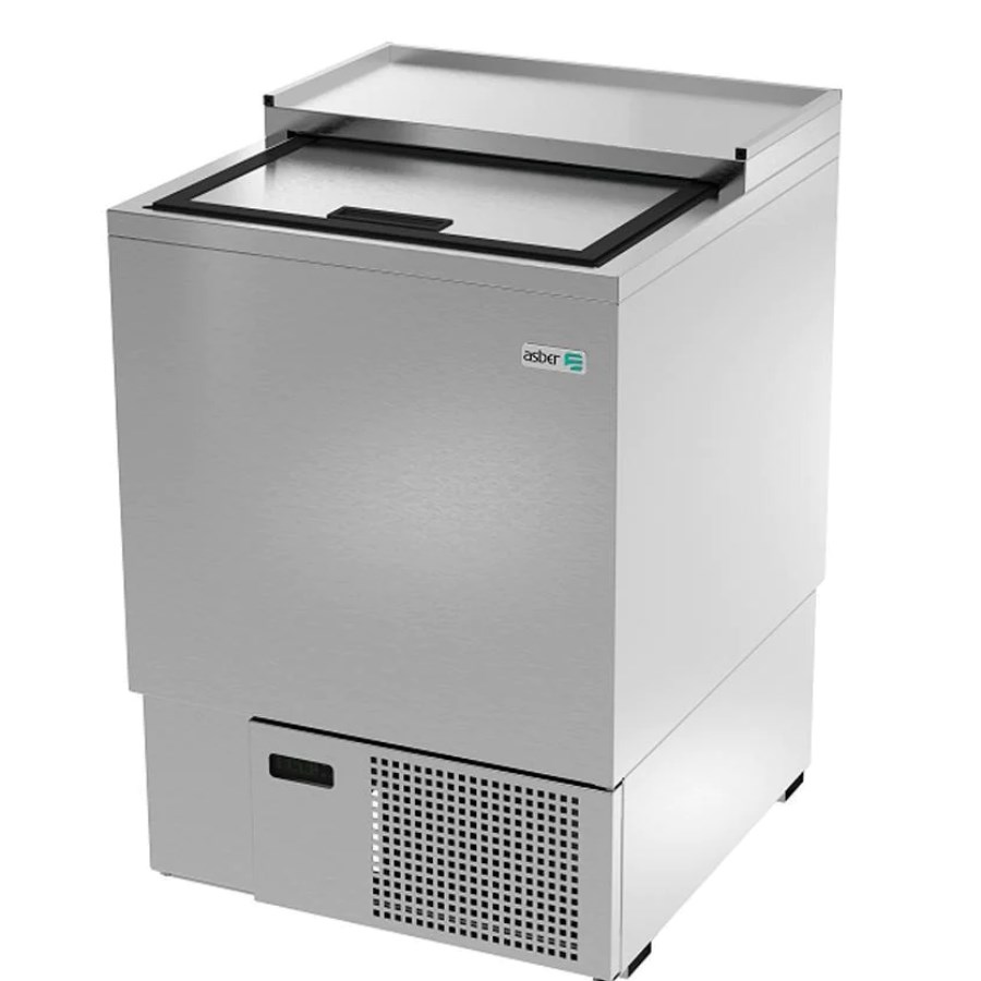 AGF-24-S HC CONGELADOR GLASS FROSTER ACERO INOXIDABLE 1 PUERTA DESLIZABLE