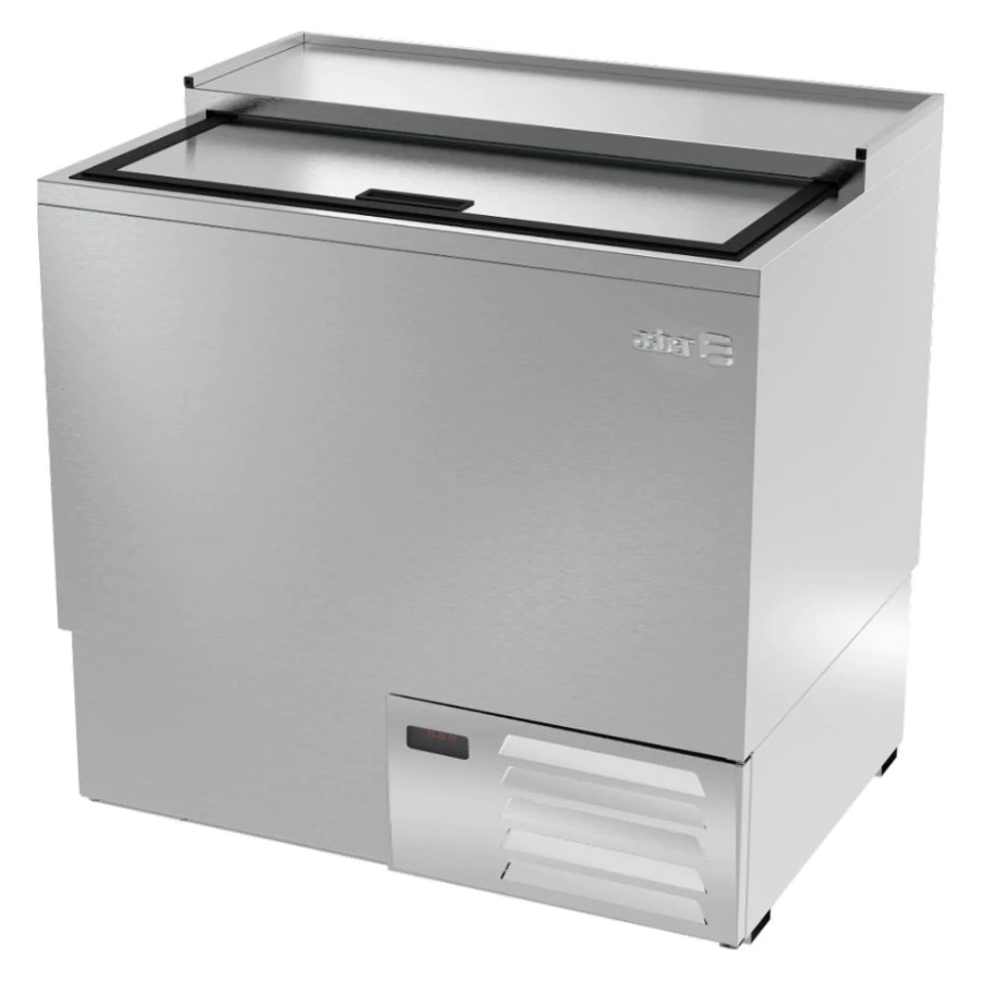 AGF-36-S HC ASBER CONGELADOR GLASS FROSTER ACERO INOXIDABLE 1 PUERTA CORREDIZA