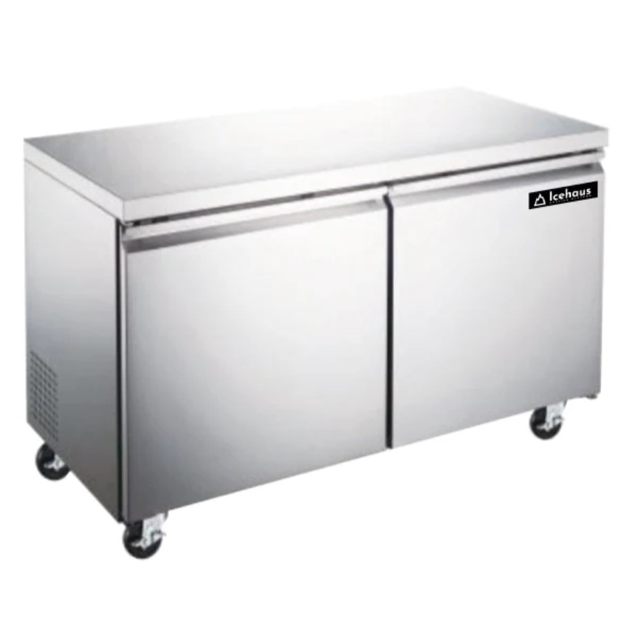 CBB-2P-SS-02 ICEHAUS CONGELADOR BAJO BARRA 2 PUERTAS 15 PIES