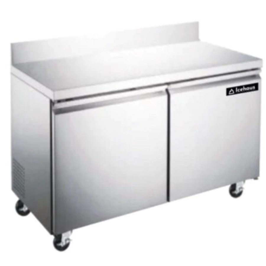 MTC-2P-SS-02 ICEHAUS MESA DE TRABAJO CONGELADOR 2 PUERTAS 15 PIES