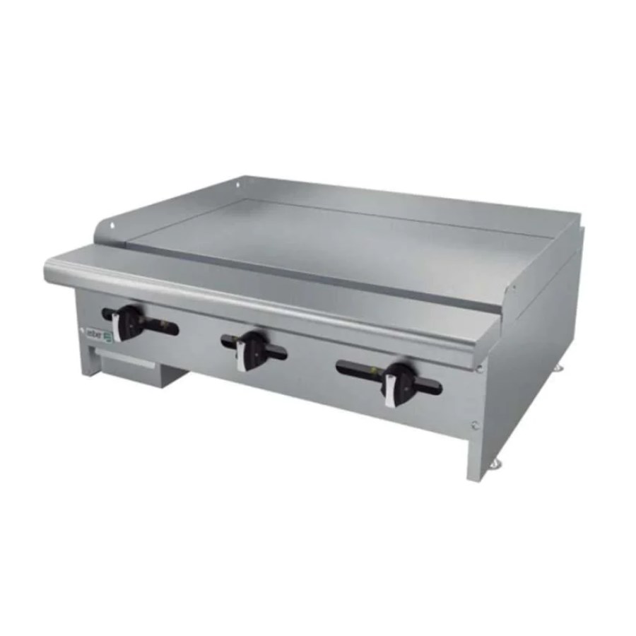 AEMG-36 ASBER PLANCHA LISA A GAS CON PLACA DE 5/8 