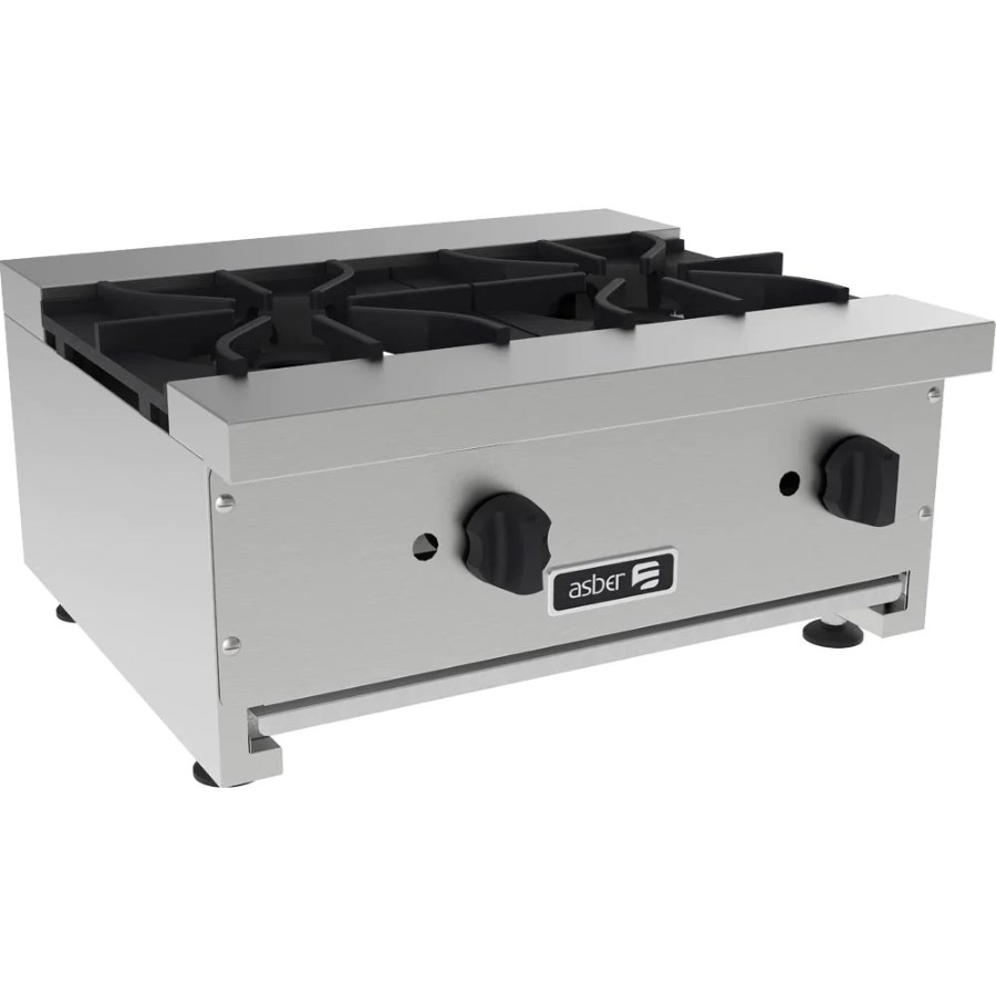 ASHP-2-24 ASBER PARRILLA A GAS 2 FUEGOS ABIERTOS 