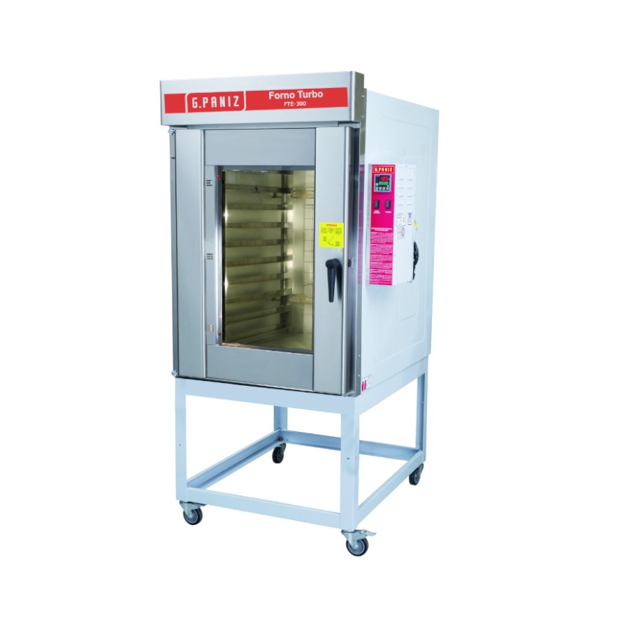 FTE300 G.PANIZ HORNO TURBO ELECTRICO 10 CHAROLAS 220V TRIFASICA