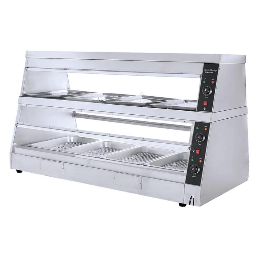 HW-6P MIGSA VITRINA CALIENTE DE 2 NIVELES DE DOBLE EXHIBICIÓN