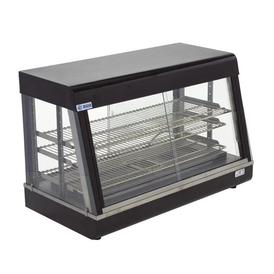 BN-900R MIGSA VITRINA EXHIBIDORA CALIENTE PARA MOSTRADOR DE CRISTALES RECTOS