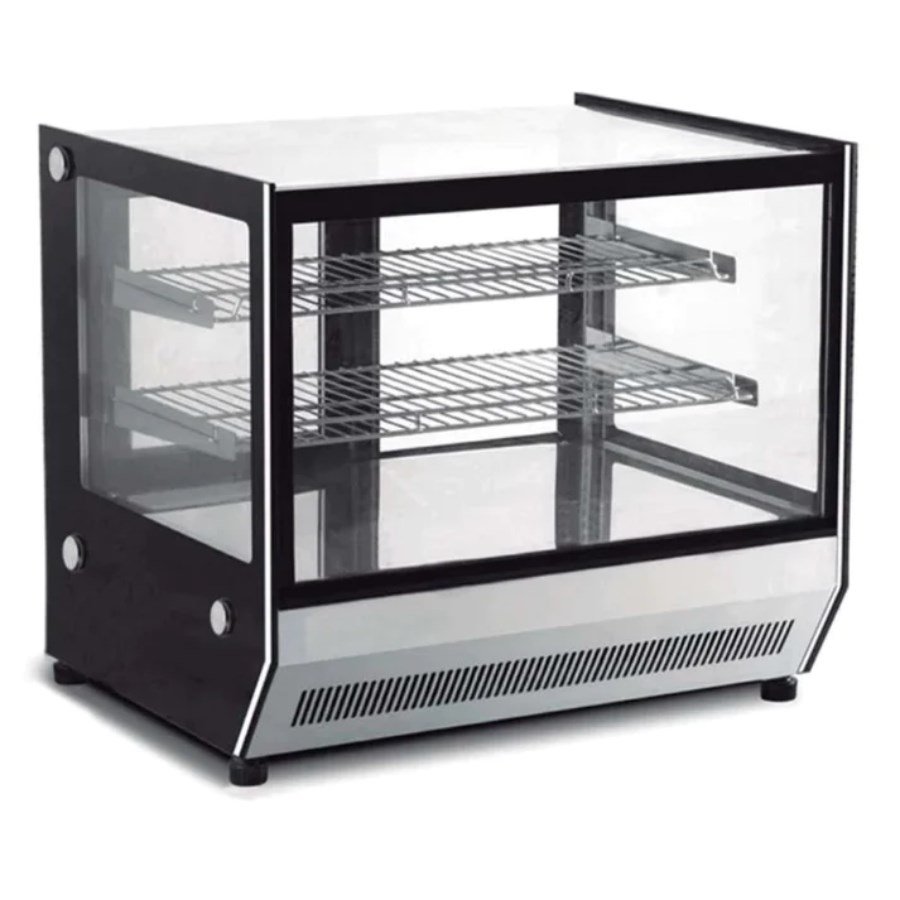 GN-900HRT MIGSA VITRINA EXHIBIDORA CALIENTE PARA MOSTRADOR DE CRISTALES RECTOS