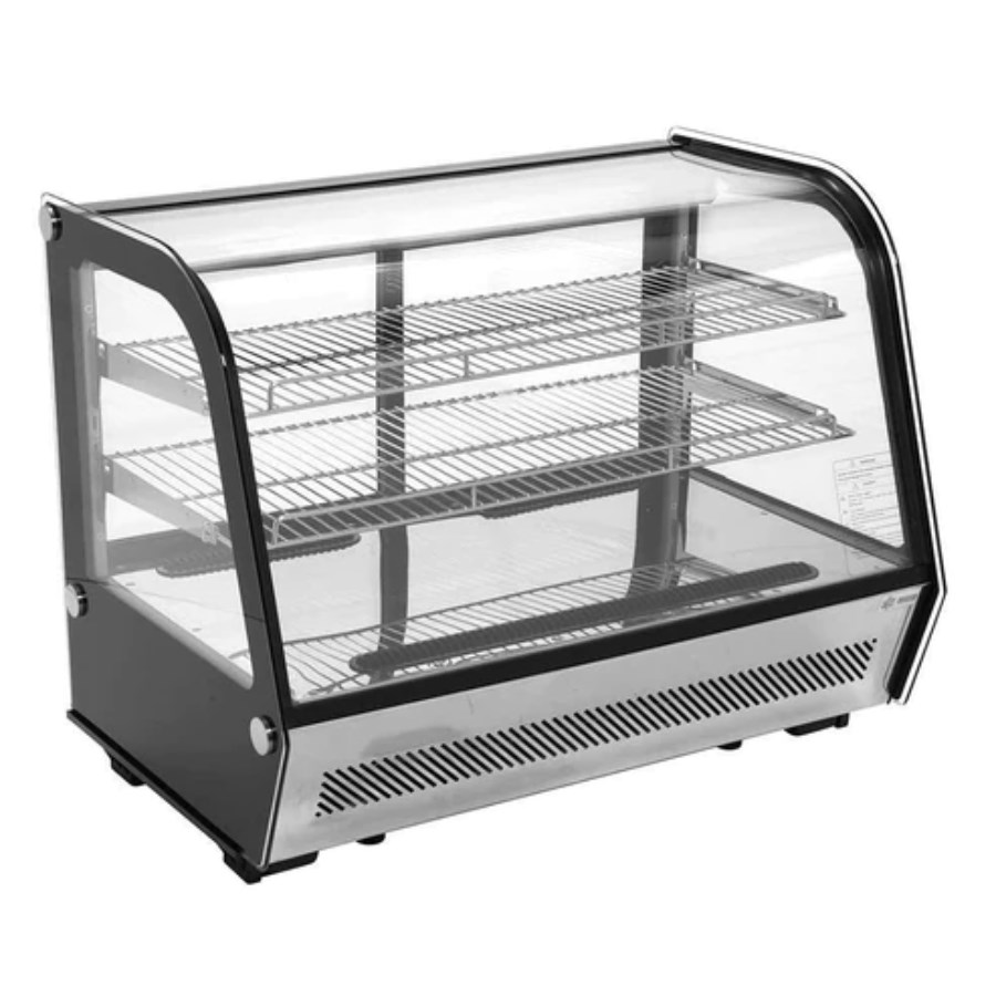 RTW-160L4 MIGSA VITRINA REFRIGERADA CRISTAL CURVO CON SISTEMA ANTIEMPAÑANTE