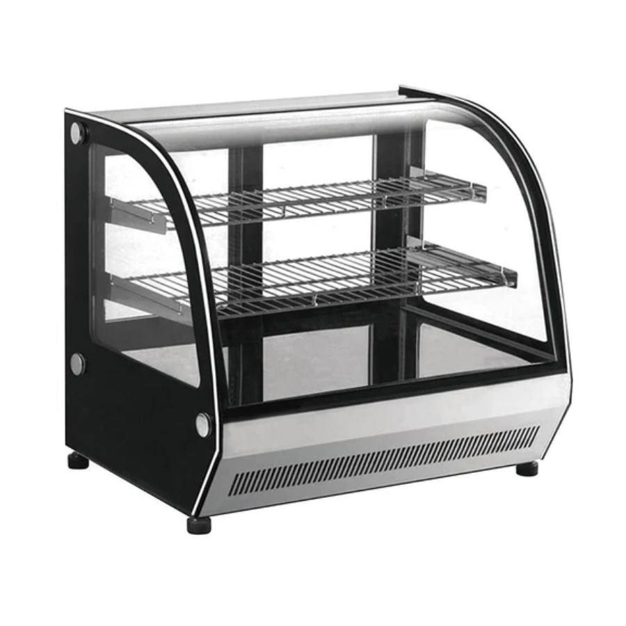 GN-900CT MIGSA VITRINA EXHIBIDORA CRISTAL CURVO