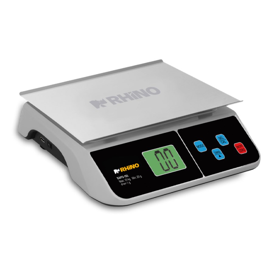 BAPO-10X RHINO BÁSCULA DE PORCIONES CON PUERTO USB 
