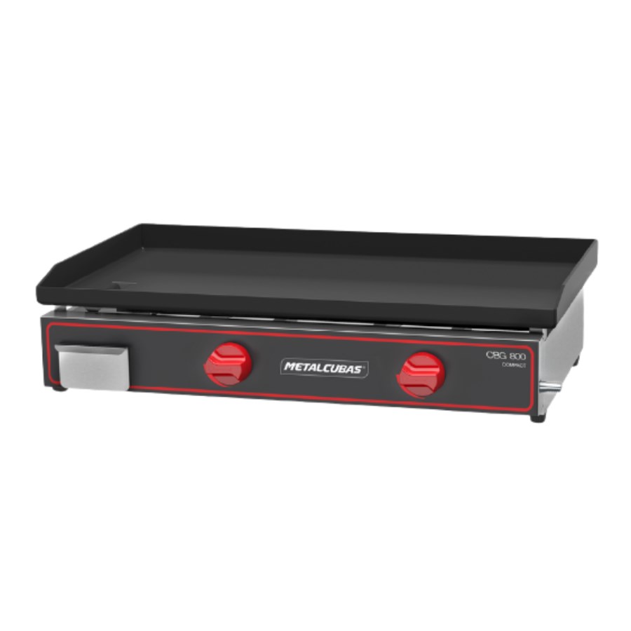 CBG800C METALCUBAS PLANCHA A GAS COMPACT 80 X 45 CM 127V