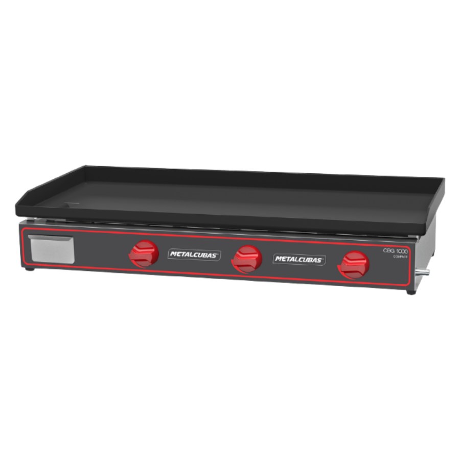 CBG1000C METALCUBAS PLANCHA A GAS COMPACT 100 X 45 CM 127V