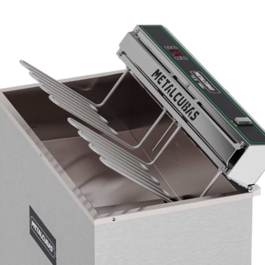 FOE18P METALCUBAS FREIDORA DE PISO ZONA FRÍA 18L 220V BIFASICA