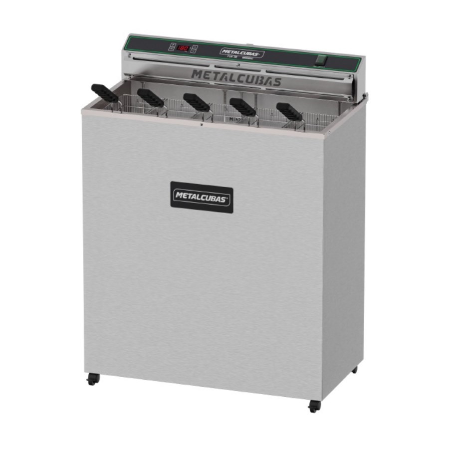 FOE30P METALCUBAS FREIDORA DE PISO ZONA FRIA ACEITE 30L 220V BIFASICA